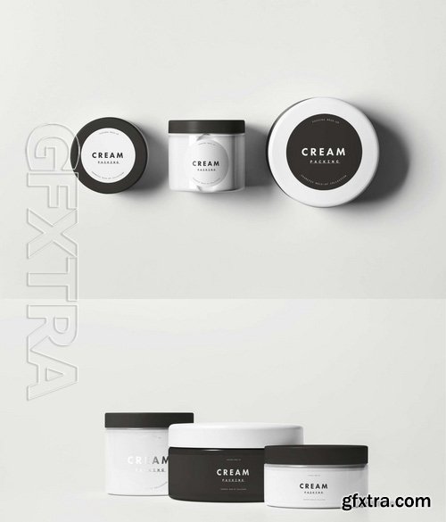 Cosmetic Jars Mock-up