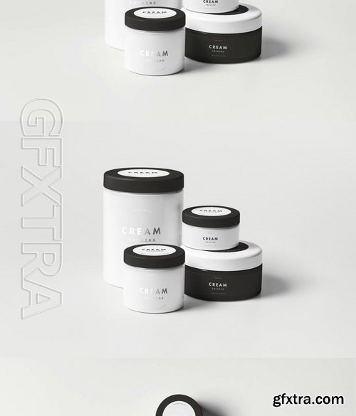 Cosmetic Jars Mock-up