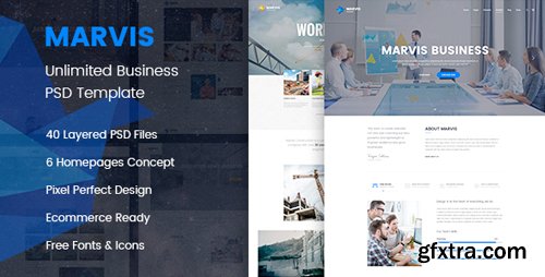 ThemeForest - Marvis - Business Multipurpose PSD Template 17340073