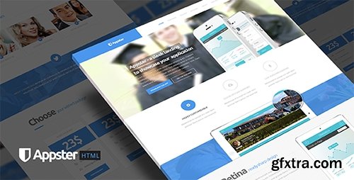 ThemeForest - Appster v1.2.0 - Clean & Minimal App Landing Page Html Template - 6564930