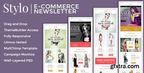 ThemeForest - Stylo v1.0.0 - Ecommerce Newsletter + Builder Access - 14879613