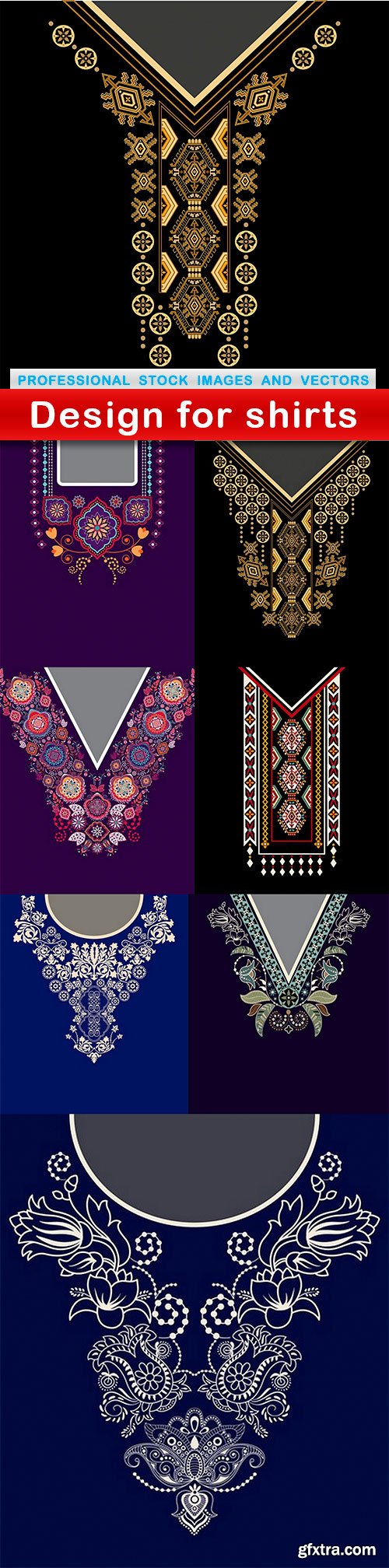 Design for shirts - 8 EPS