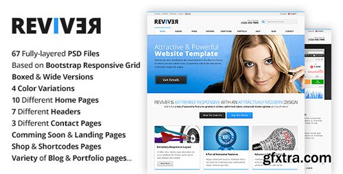 ThemeForest - Reviver - Multi-Purpose PSD Template 5334685