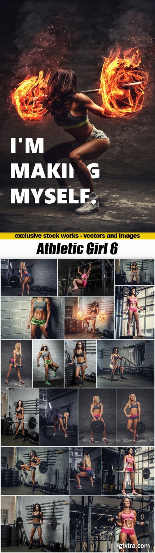 Athletic Girl 6 - 20xUHQ JPEG