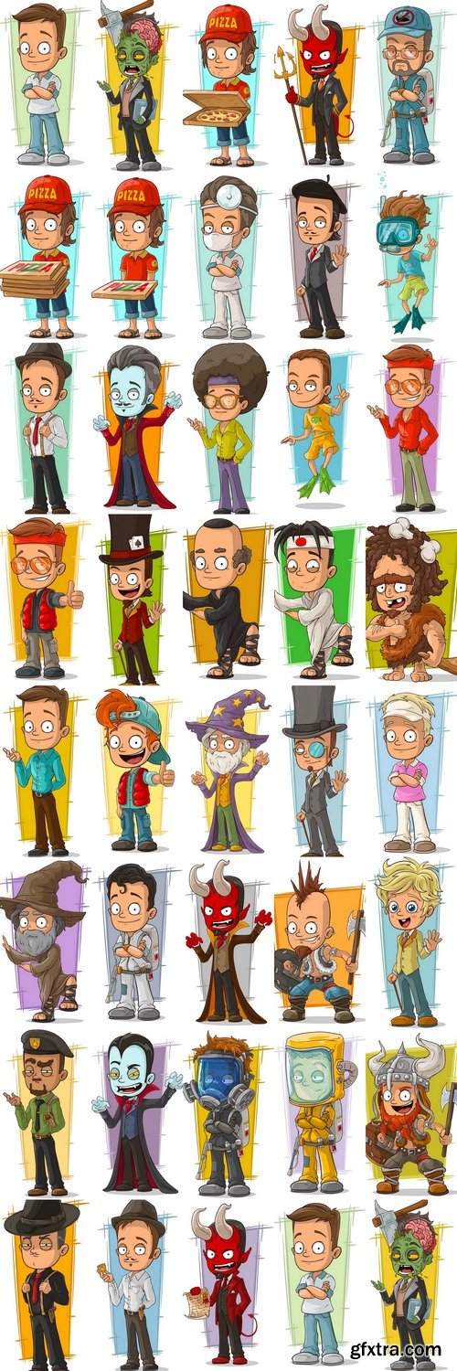 Cartoon men 2