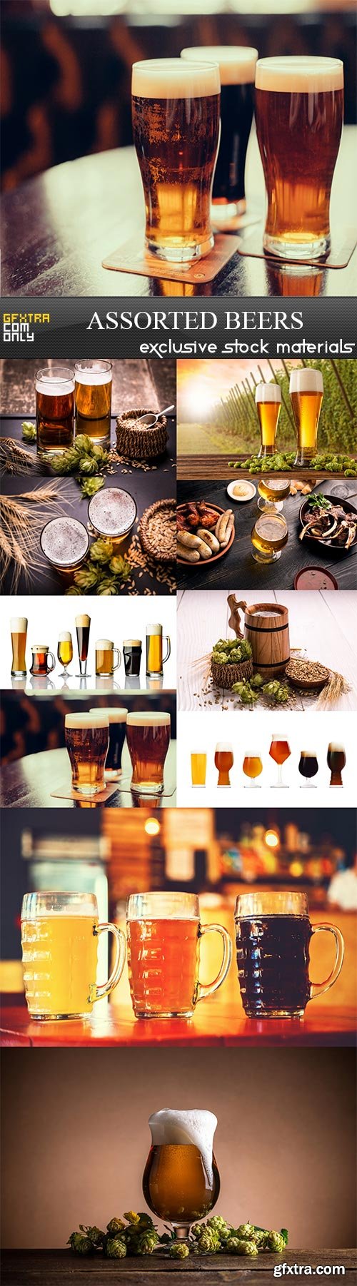 Assorted Beers, 10 x UHQ JPEG