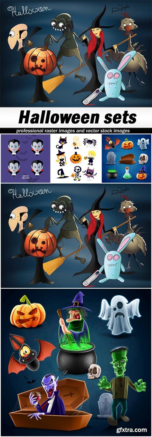 Halloween sets - 5 EPS