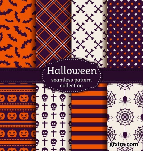 Halloween pattern 2 - 6 EPS