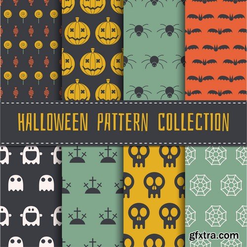 Halloween pattern 2 - 6 EPS