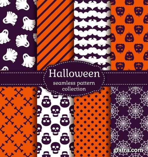 Halloween pattern 2 - 6 EPS