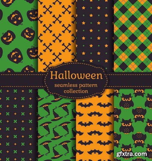 Halloween pattern 2 - 6 EPS