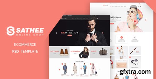 ThemeForest - Sathee - eCommerce PSD Template 16922144