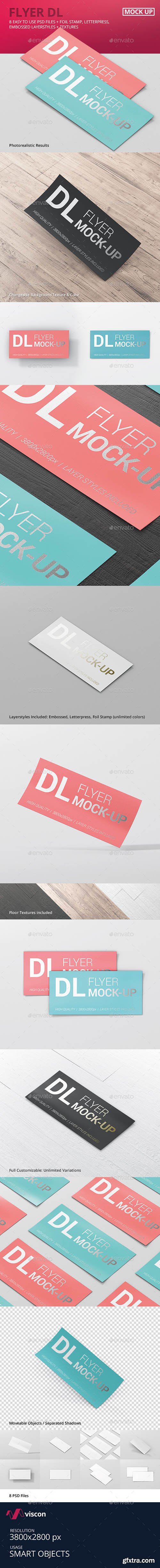 Graphicriver Flyer DL Mock-Ups 12393749