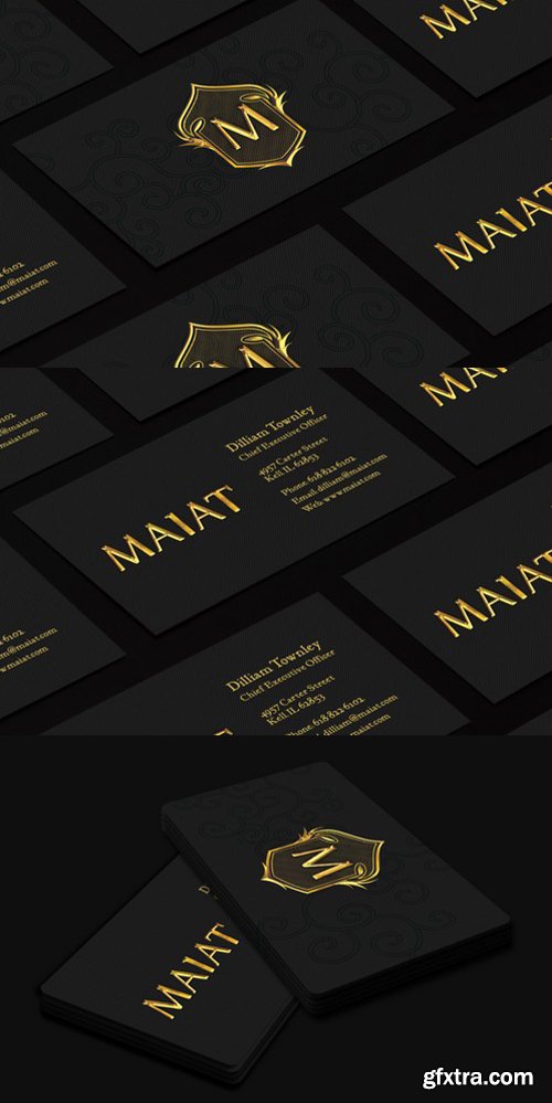 CM - Golden Business Card 804376