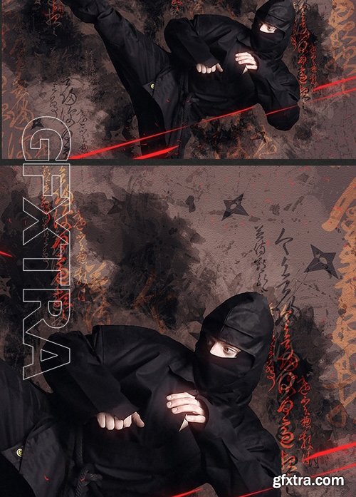 GraphicRiver - Ninja Photoshop Action 16745731