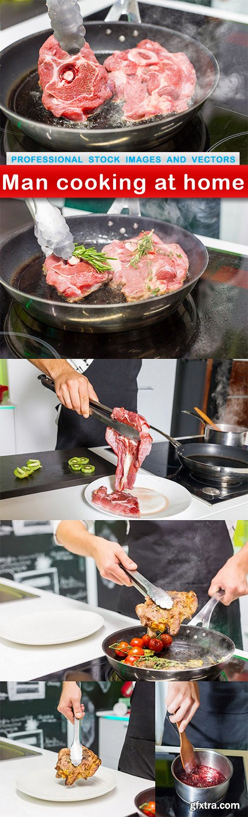 Man cooking at home - 6 UHQ JPEG