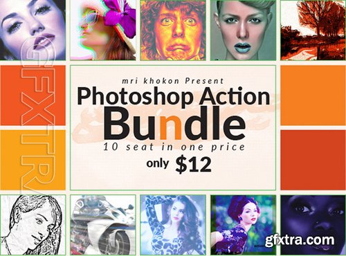 GraphicRiver - Photoshop Actions Bundle 16752350