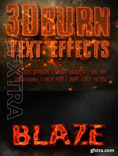 GraphicRiver - 3D Photoshop Text Effects Bundle Three 16913067