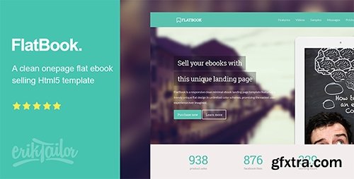 ThemeForest - FlatBook v2.0.8 - Flat Ebook Selling Html Template - 5631976