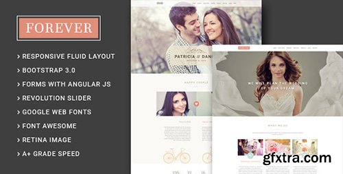 ThemeForest - Forever - Wedding Couple & Wedding Agency HTML5 Template (Update: 20 May 16) - 15485014