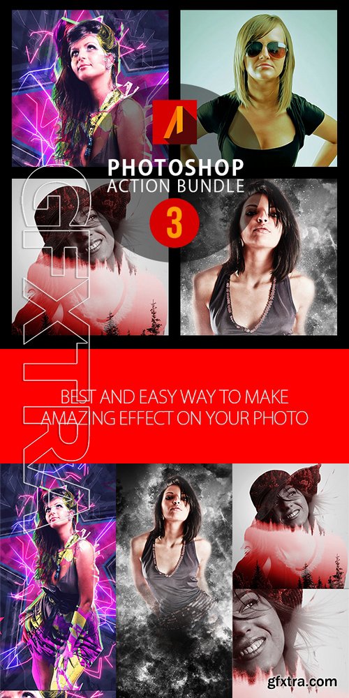 GraphicRiver - Photoshop Action Bundle 3 16801482