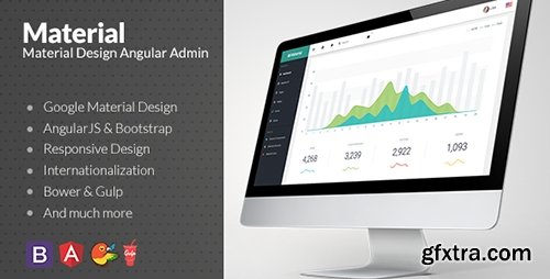 ThemeForest - Material v1.2.4 - Design Admin with AngularJS - 13582227