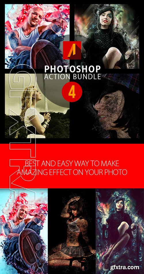 GraphicRiver - Photoshop Action Bundle 4 16894807