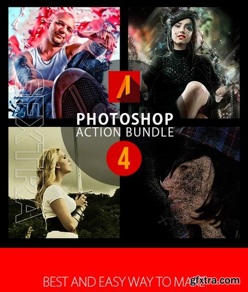 GraphicRiver - Photoshop Action Bundle 4 16894807