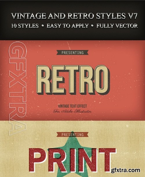 GraphicRiver - Bundle-Vintage and Retro Styles #2 17101552