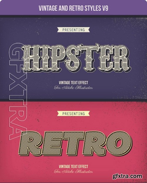 GraphicRiver - Bundle-Vintage and Retro Styles #2 17101552