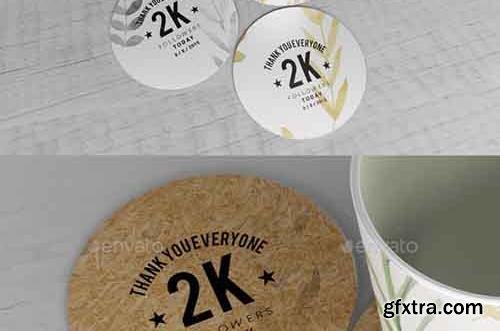 Graphicriver Coaster Mockups V2 16149423