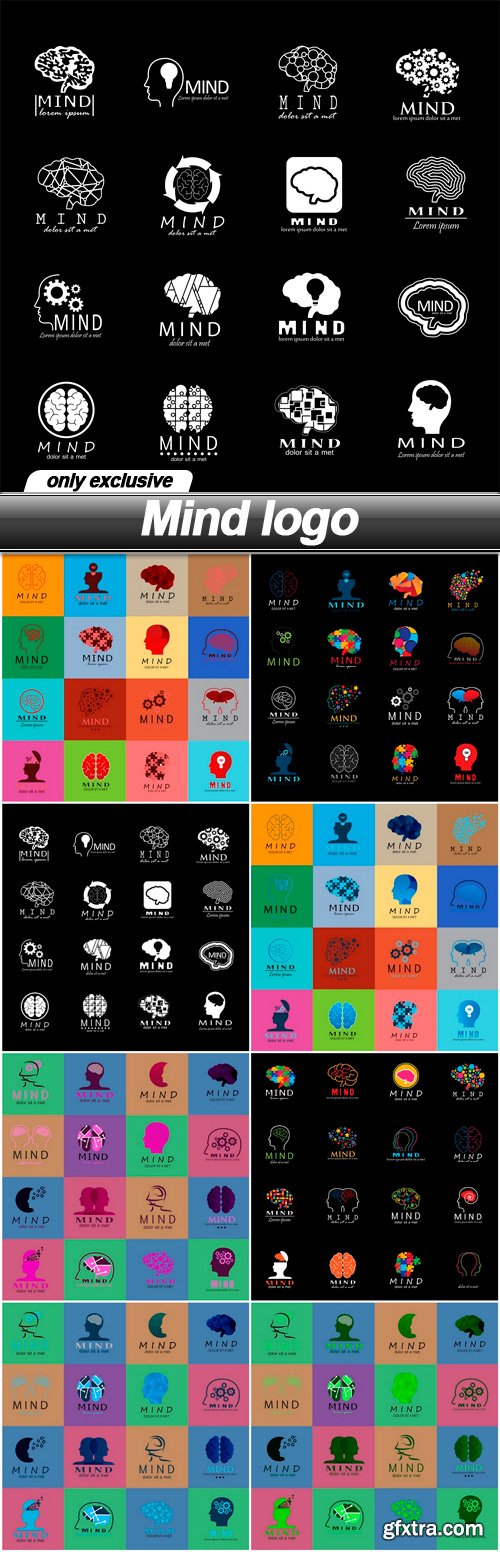 Mind logo - 8 EPS