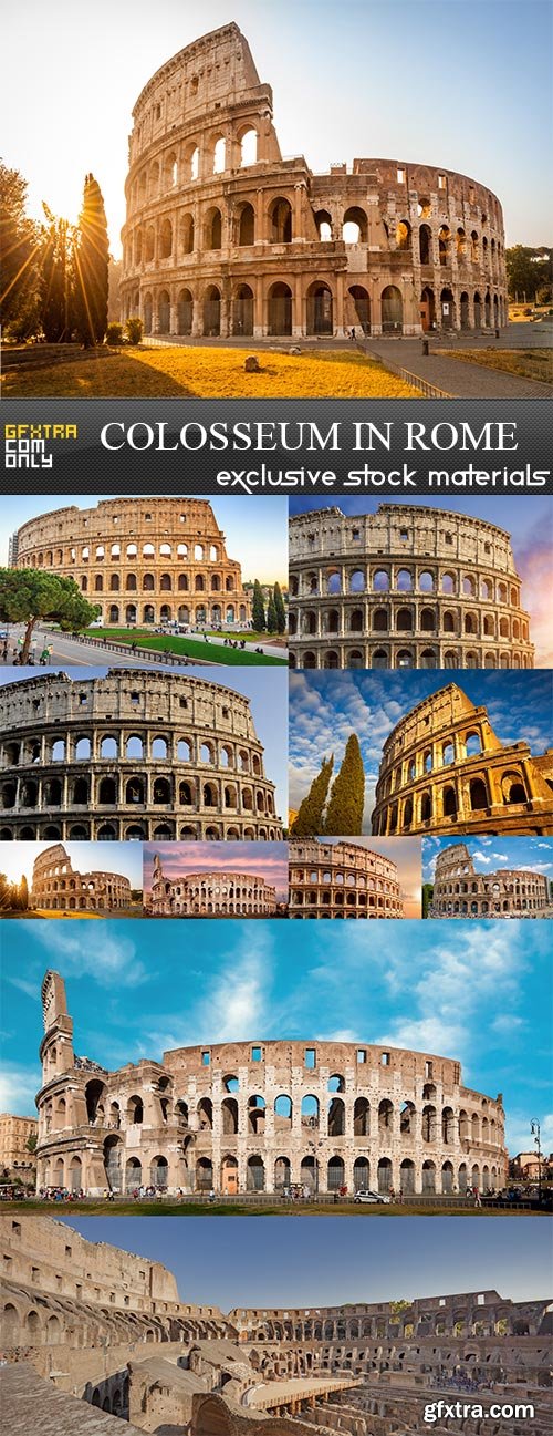 Colosseum in Rome, 10 x UHQ JPEG