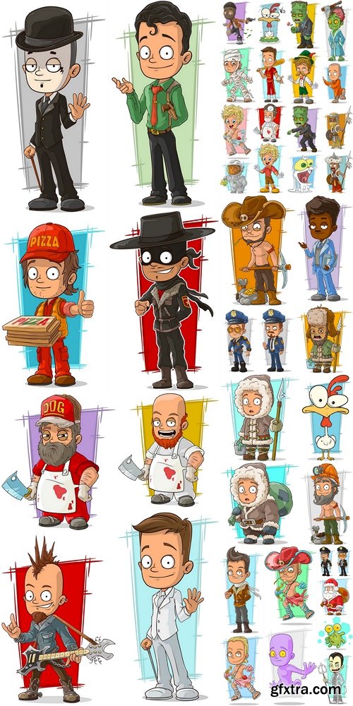 Cartoon men 3