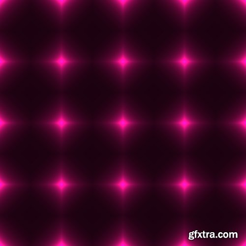 Seamless abstract background from gold Laser beams, colorful spectrum hexagons outlines, laser rays