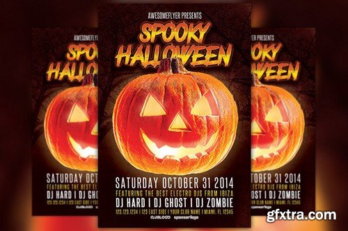 CM - Spooky Halloween Party Flyer 89887