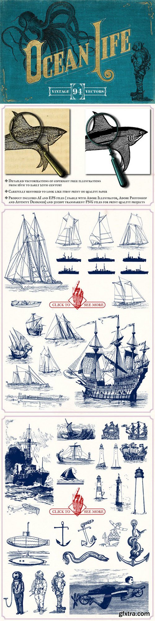 CM - Vintage Nautical Illustrations 797184