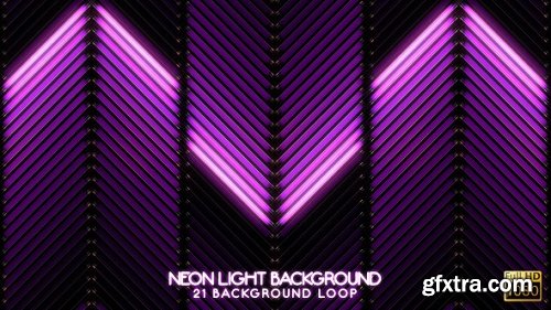 Neon Light VJ Backgrounds