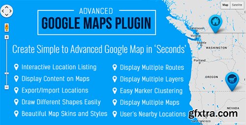 CodeCanyon - Advanced Google Maps Plugin for Wordpress v3.4.1 - 5211638