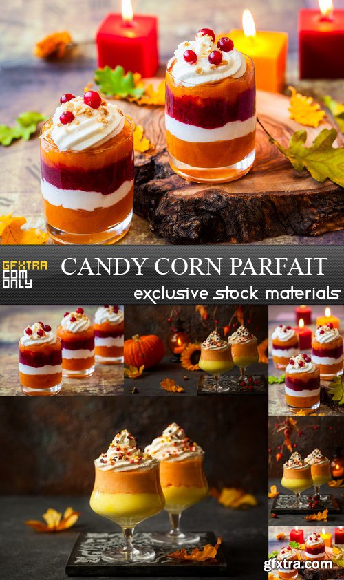 Candy Corn Parfait - 6 UHQ JPEG