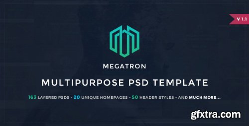 ThemeForest - Megatron - Multipurpose PSD Template 12336869