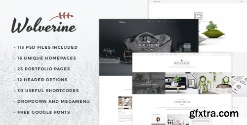 ThemeForest - Wolverine - Multipurpose PSD Template 12020793