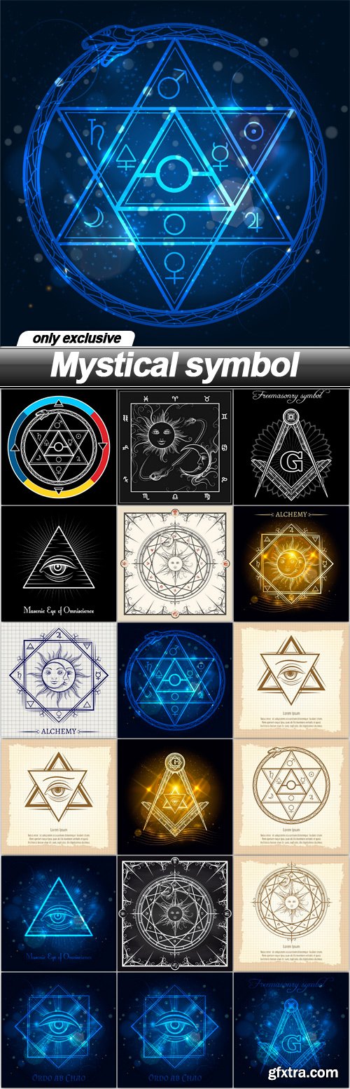 Mystical symbol - 18 EPS