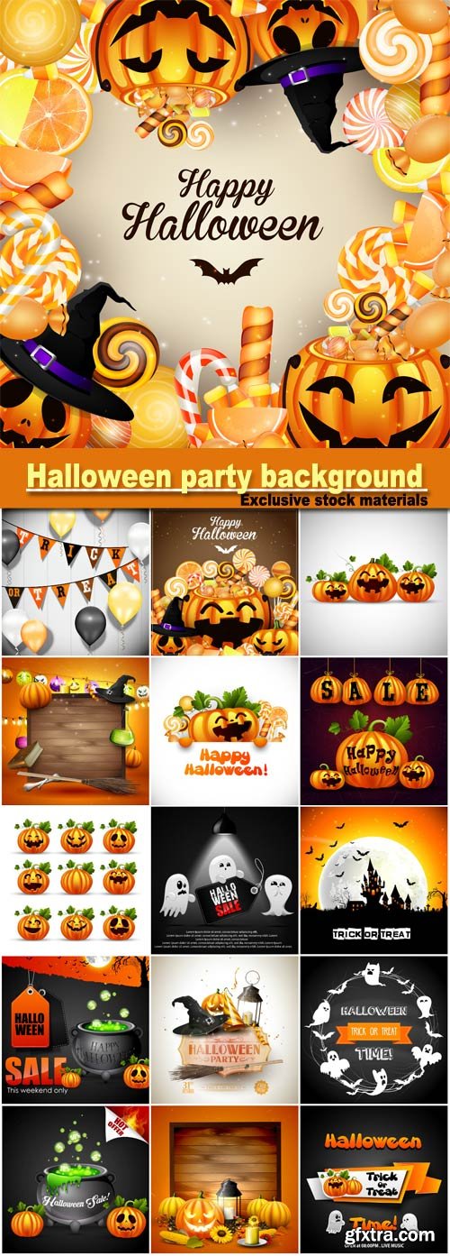 Halloween party background