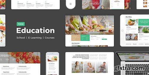 ThemeForest - Education Food - Education Learning For Education Courses School PSD 16280915