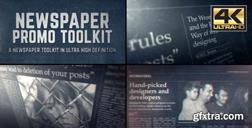 Videohive - Newspaper Promo Toolkit - 17771459