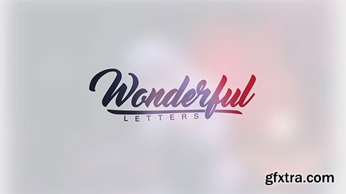 Videohive - Wonderful Letters - 18101492