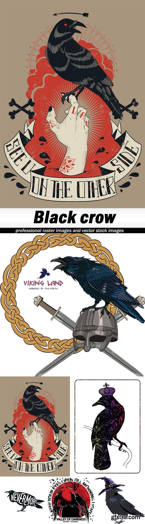 Black crow - 5 EPS