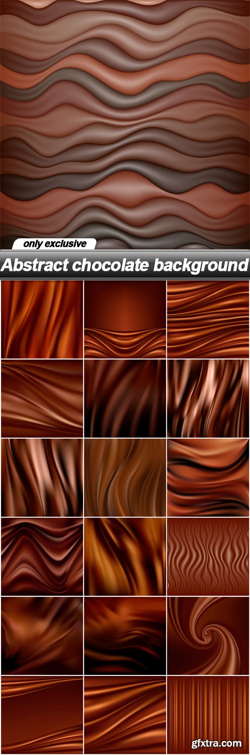 Abstract chocolate background - 19 EPS