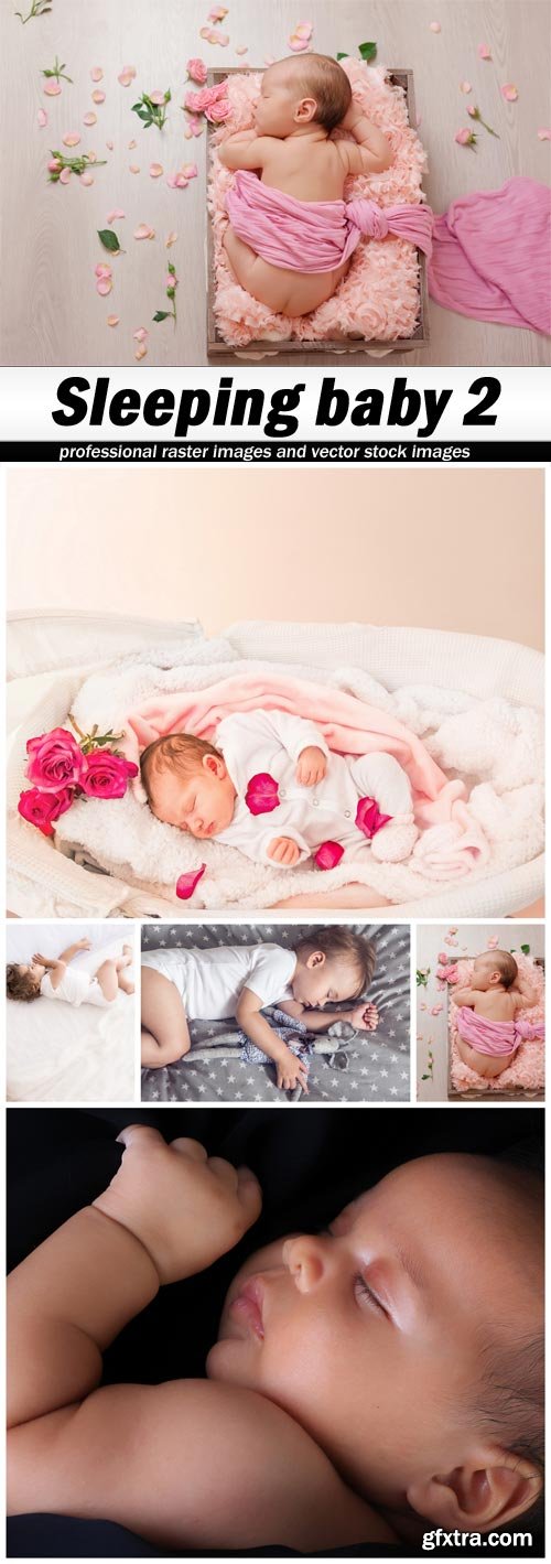 Sleeping baby 2 - 5 UHQ JPEG